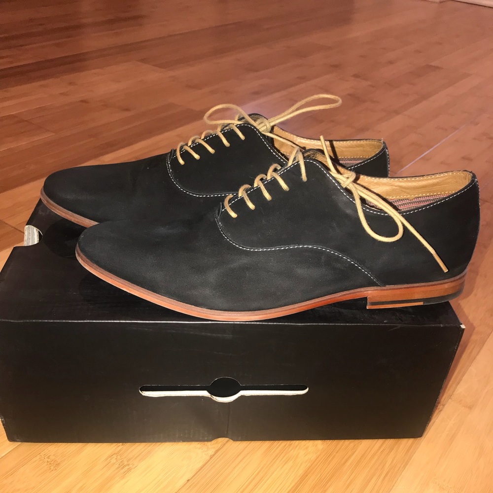 Aldo Men’s Suede Black Dress Shoes Size 9